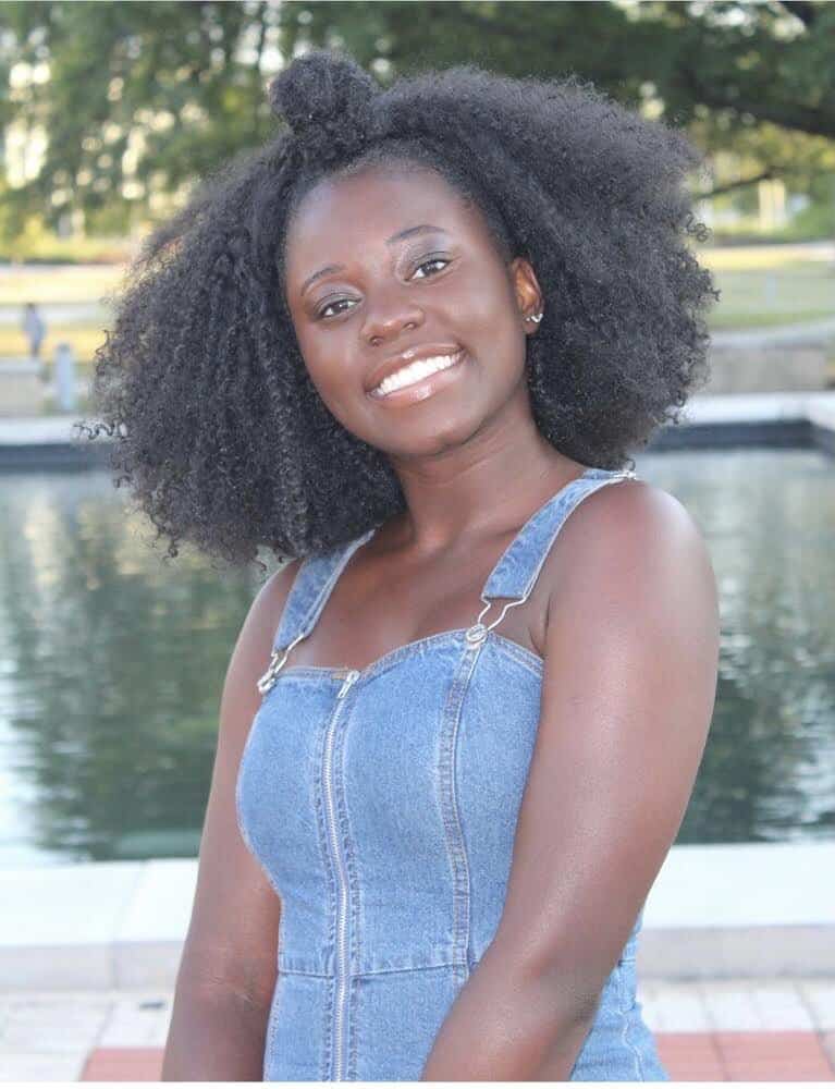 Marie Mbullu founded Habari Njema in February 2021, and has quickly ammased over 282,000 followers. (Photo courtesy of Marie Mbullu).