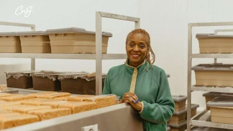 Daphne Jones of Glorious Malone’s Fine Sausage.