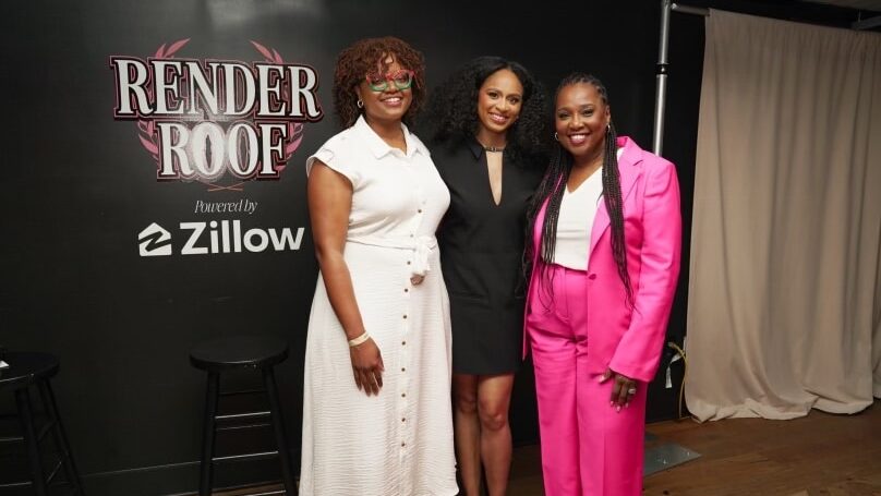 (L-R) Victoria Uwumaragie, Imani Ellis, and Beverly Jackson at Render ATL 2024.