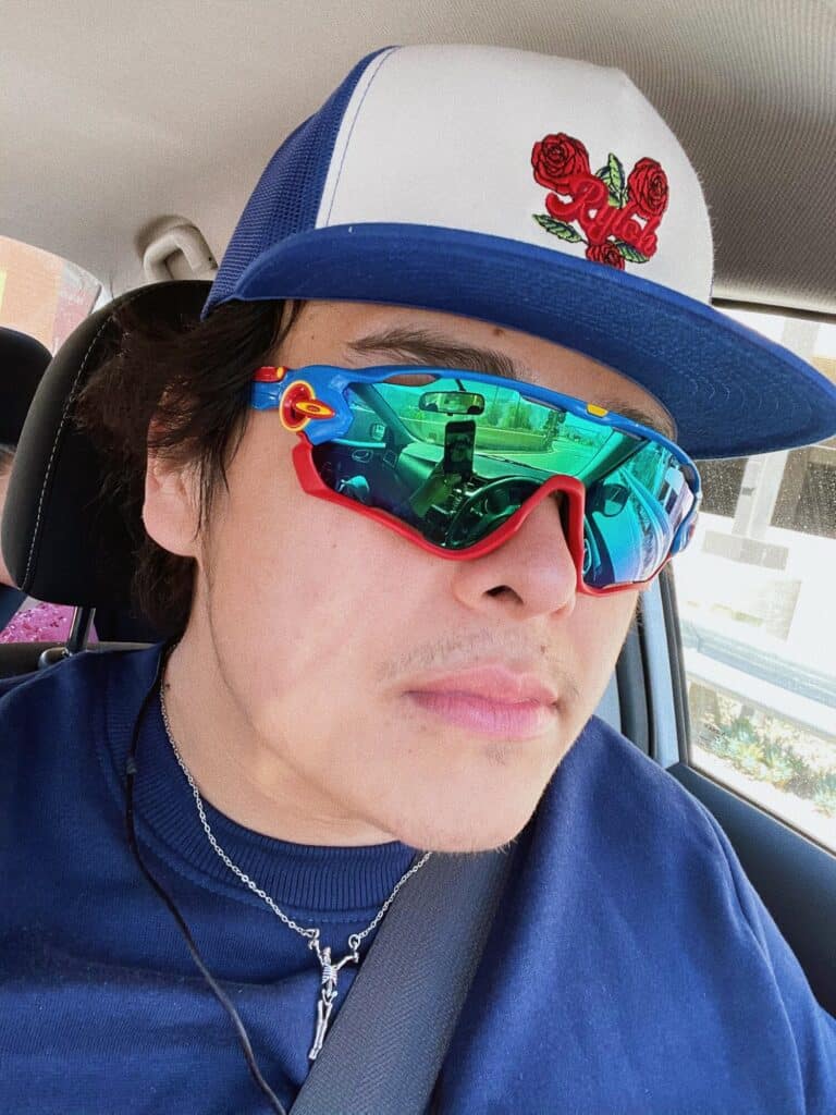 Founder Byan Arevalo sporting a hat from the Ryloh’s Roses collection. (Photo courtesy of Bryan Arevalo)