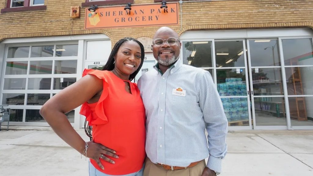 The owners of Sherman Park Grocery Store.