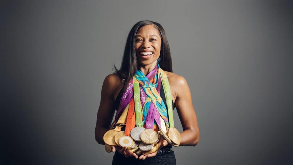 "She Runs the World" is a documentary about Allyson Felix.