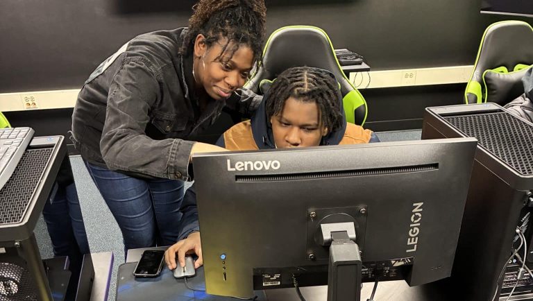 Silver Spring Neighborhood Center launched it first esports club for Milwaukee youth. (Picture by Silver Spring Neighborhood Center)